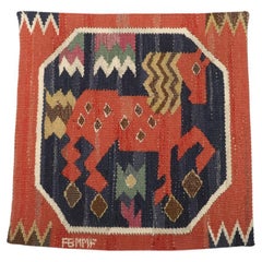 Märta Måås-Fjetterström Wandteppich aus schwedischer Wolle, 1960er Jahre