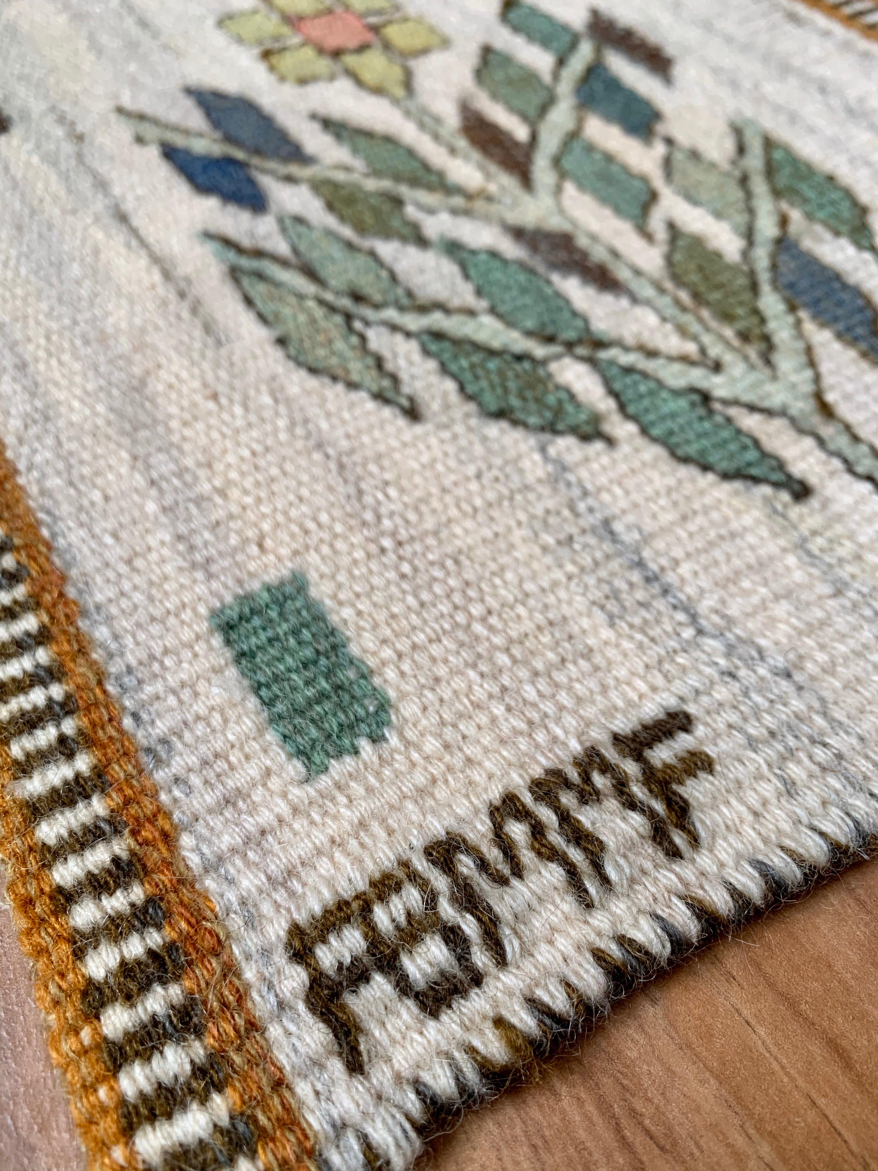 Märta Måås-fjetterström Vintage Tapestry in Wool For Sale 1