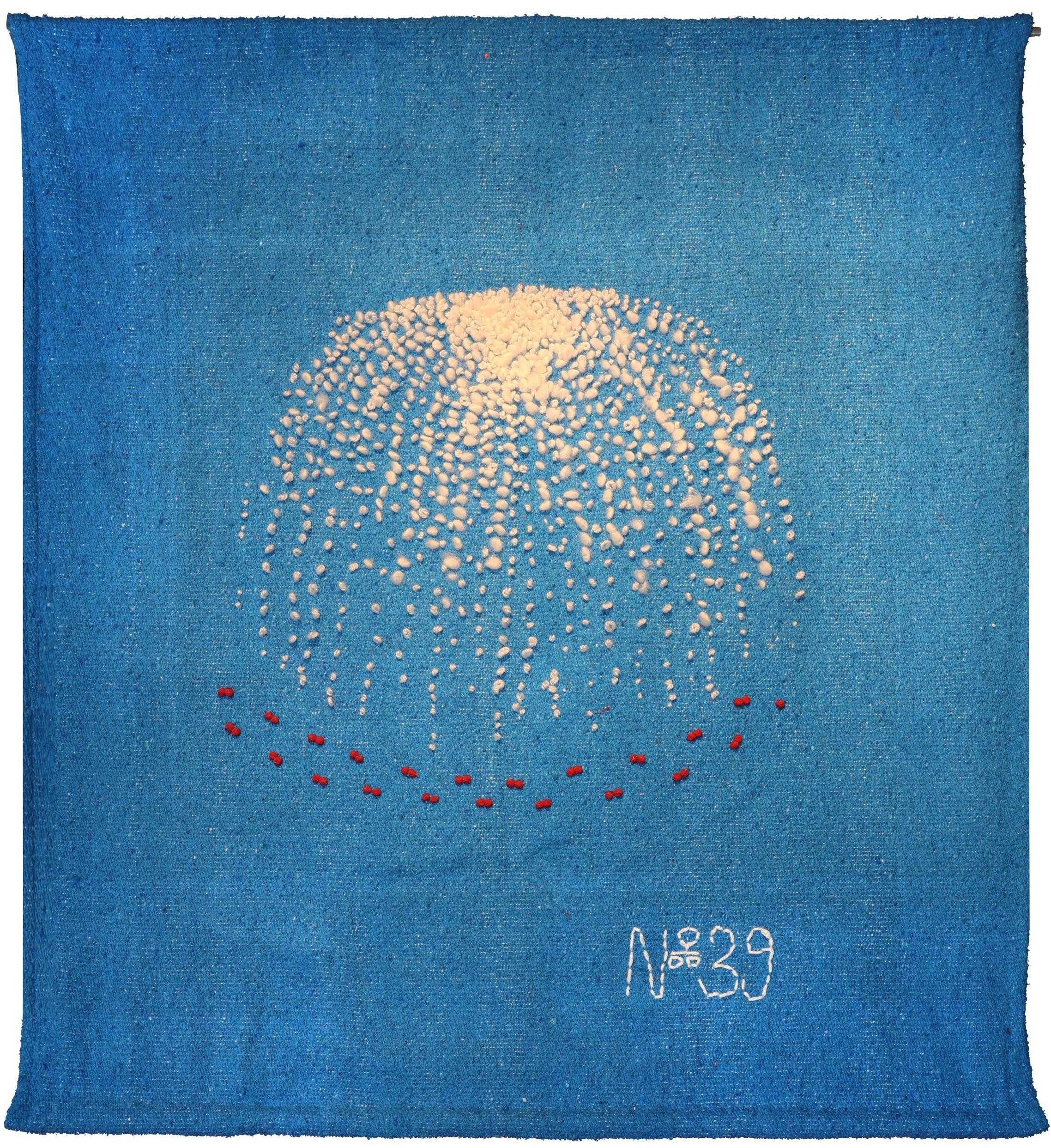 Hanabi nº 39, Arte contemporáneo, Arte textil, Siglo XXI - Mixed Media Art de Marta Moreno