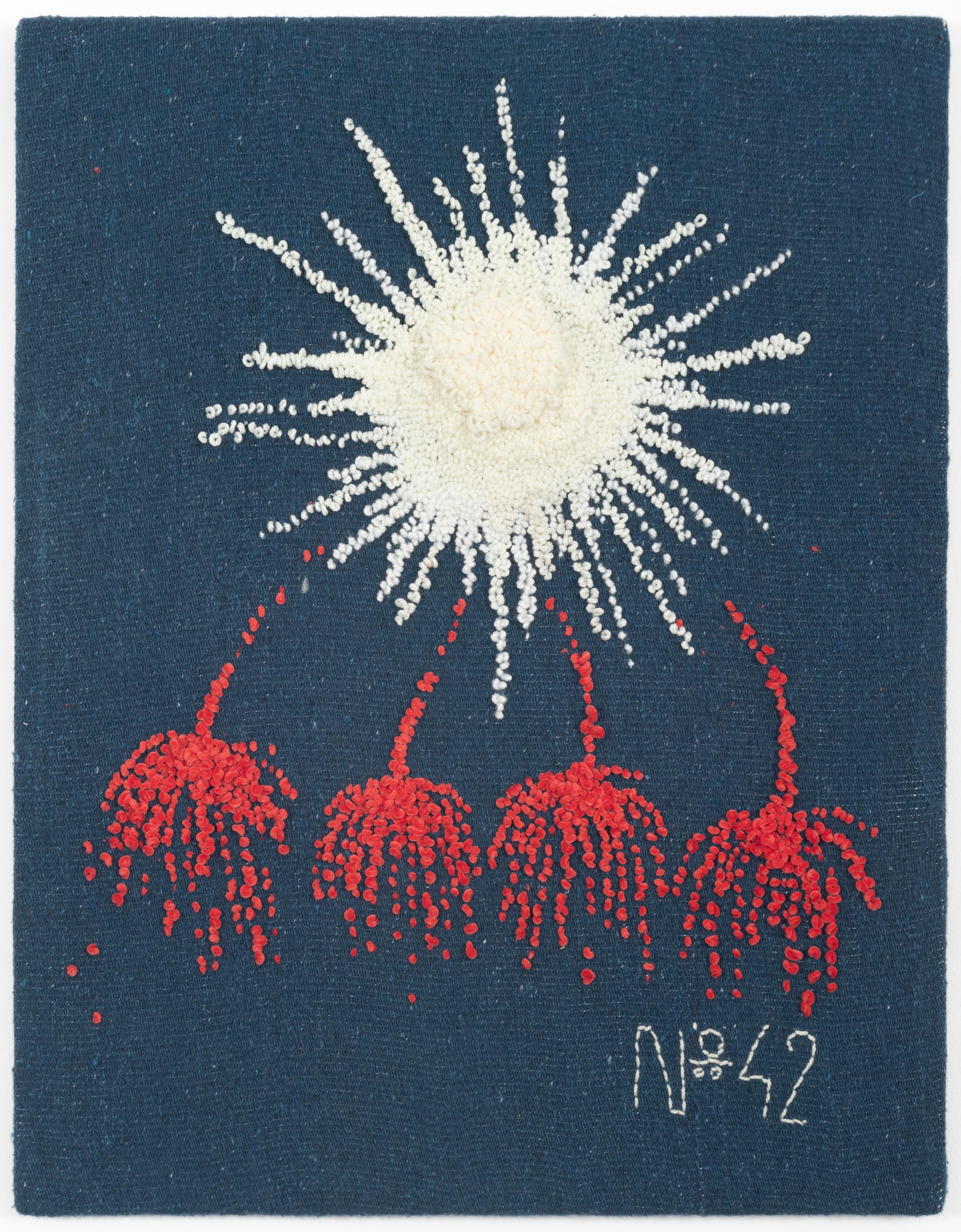 Hanabi No. 42, Arte contemporanea, Arte tessile, 21° secolo - Mixed Media Art di Marta Moreno