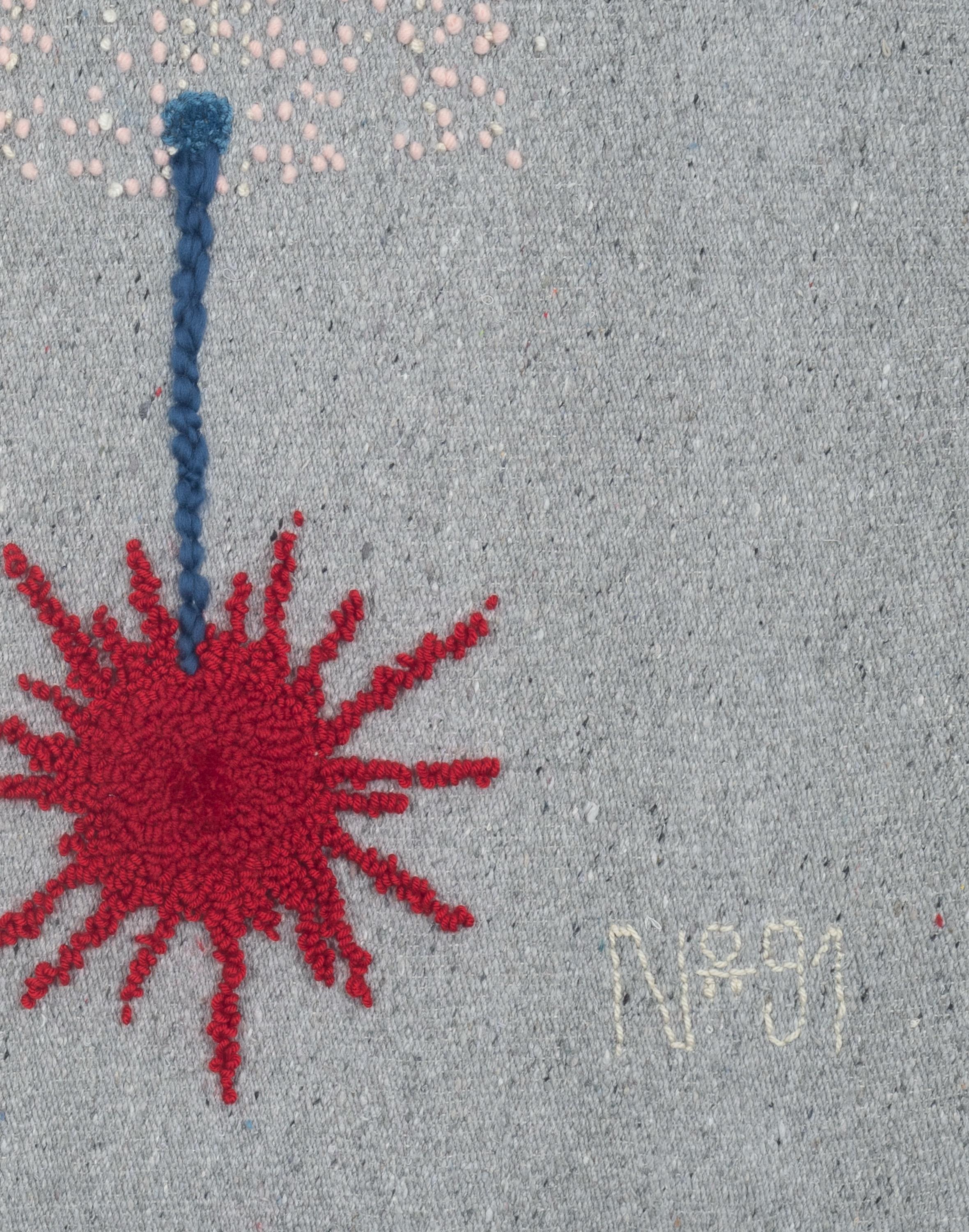 Hanabi No. 91, Arte contemporanea, Arte tessile, 21° secolo in vendita 3