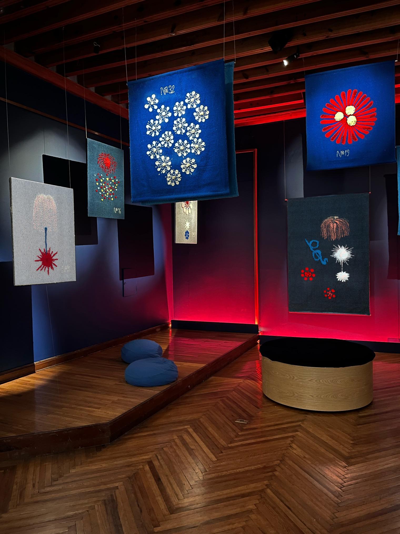 Hanabi No. 91, Arte contemporanea, Arte tessile, 21° secolo in vendita 5