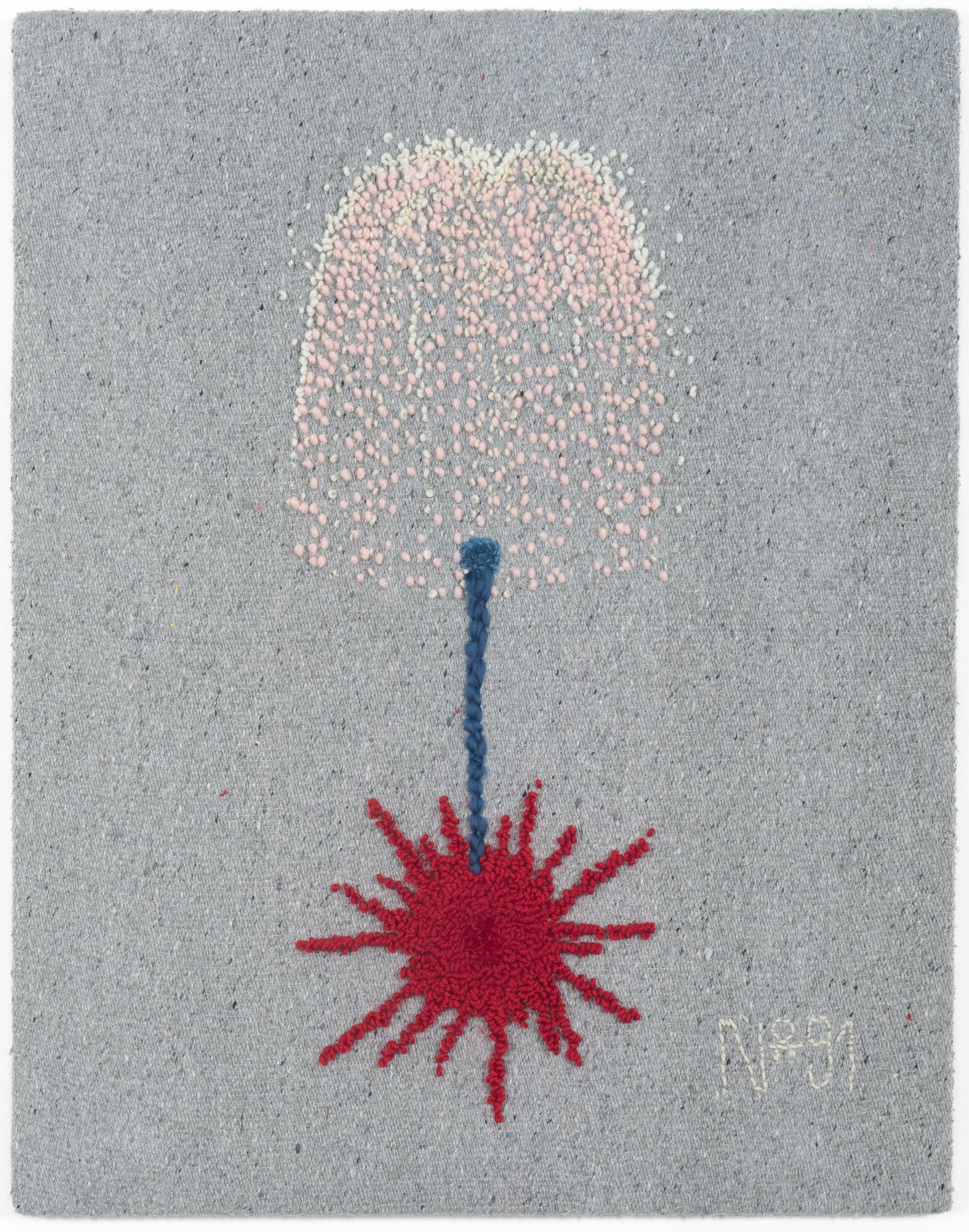 Hanabi No. 91, Arte contemporanea, Arte tessile, 21° secolo - Mixed Media Art di Marta Moreno