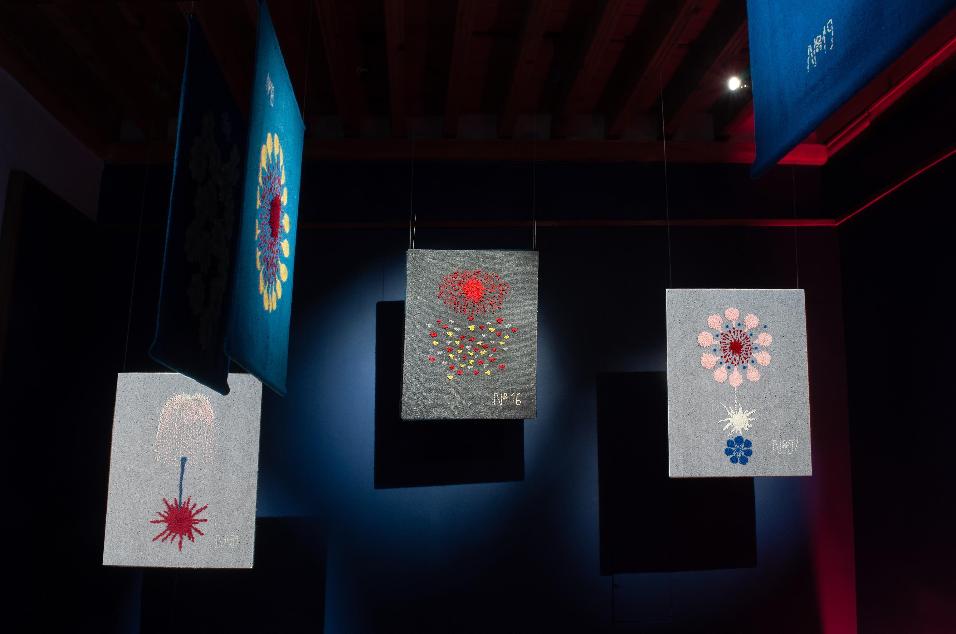 Hanabi No. 97, Arte contemporanea, Arte tessile, 21° secolo in vendita 4