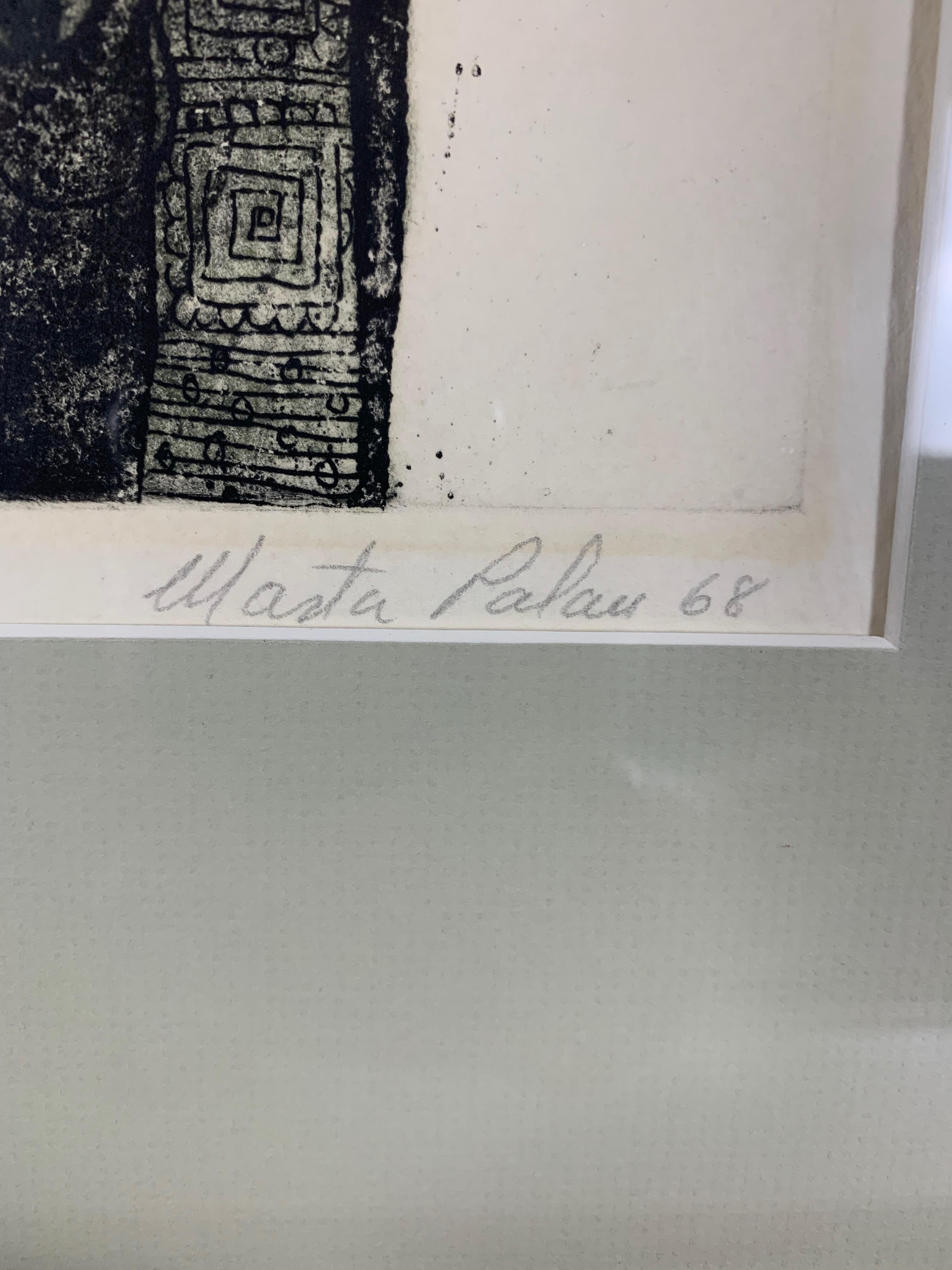 Marta Palau Mid-Century Print titled 