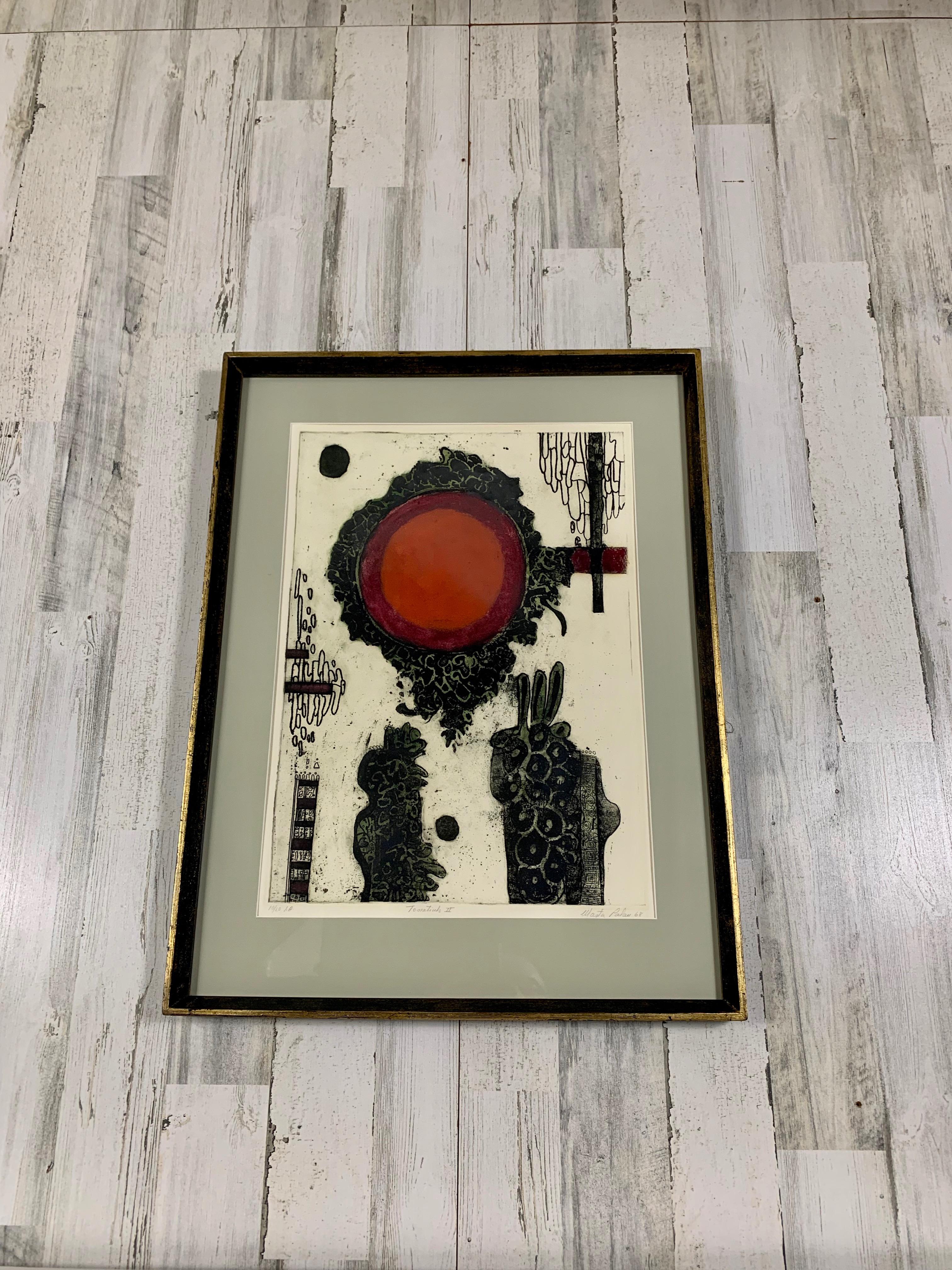 Marta Palau Mid-Century Print titled 