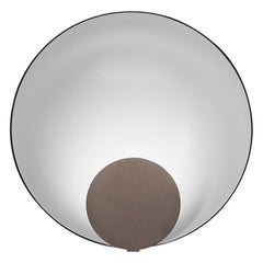 La petite lampe de bureau Marta Perla en bronze satiné "Siro" d'Oluce