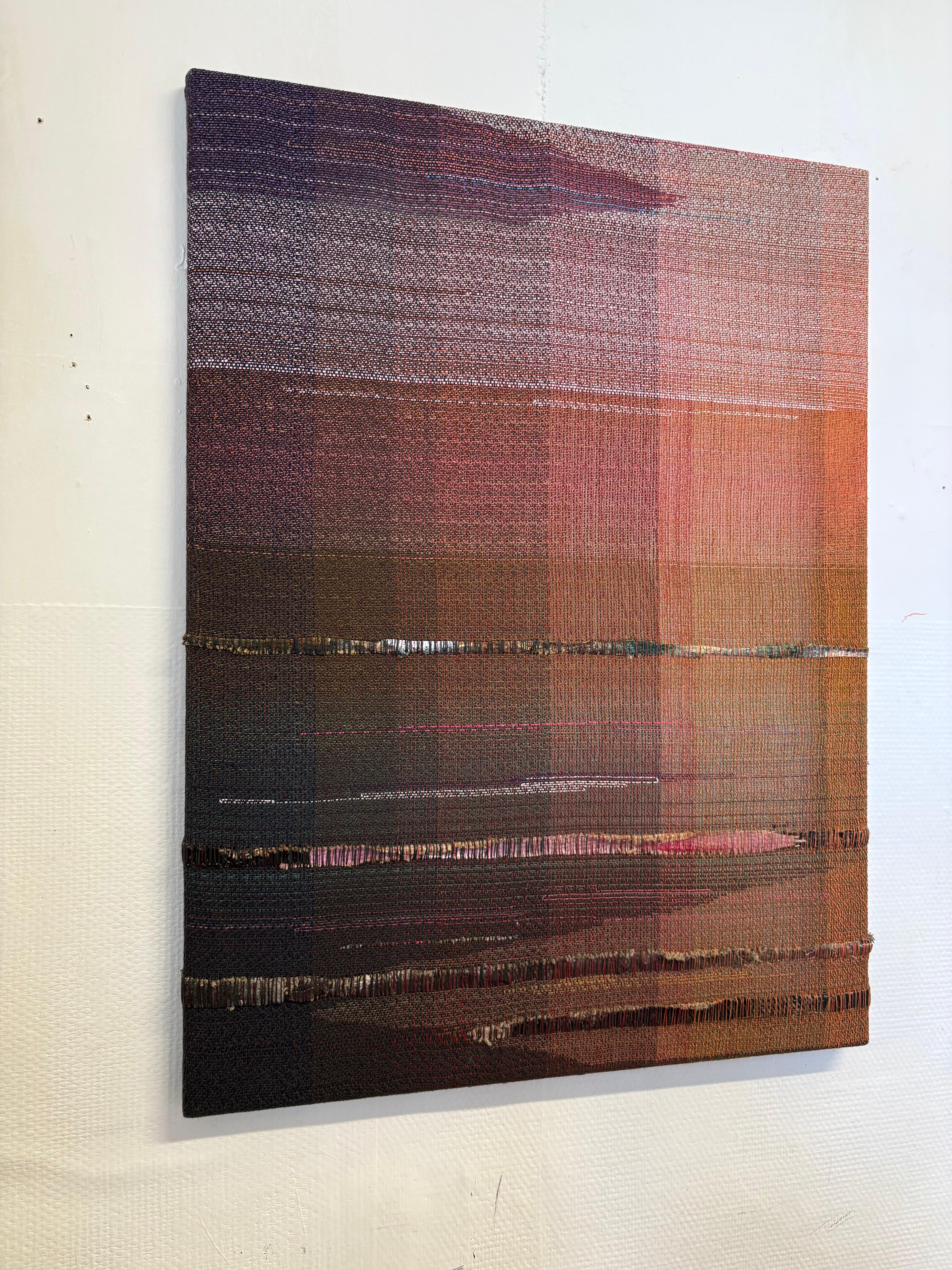 The Roots - Contemporary Woven and Painted Abstract Artwork For Sale 1
