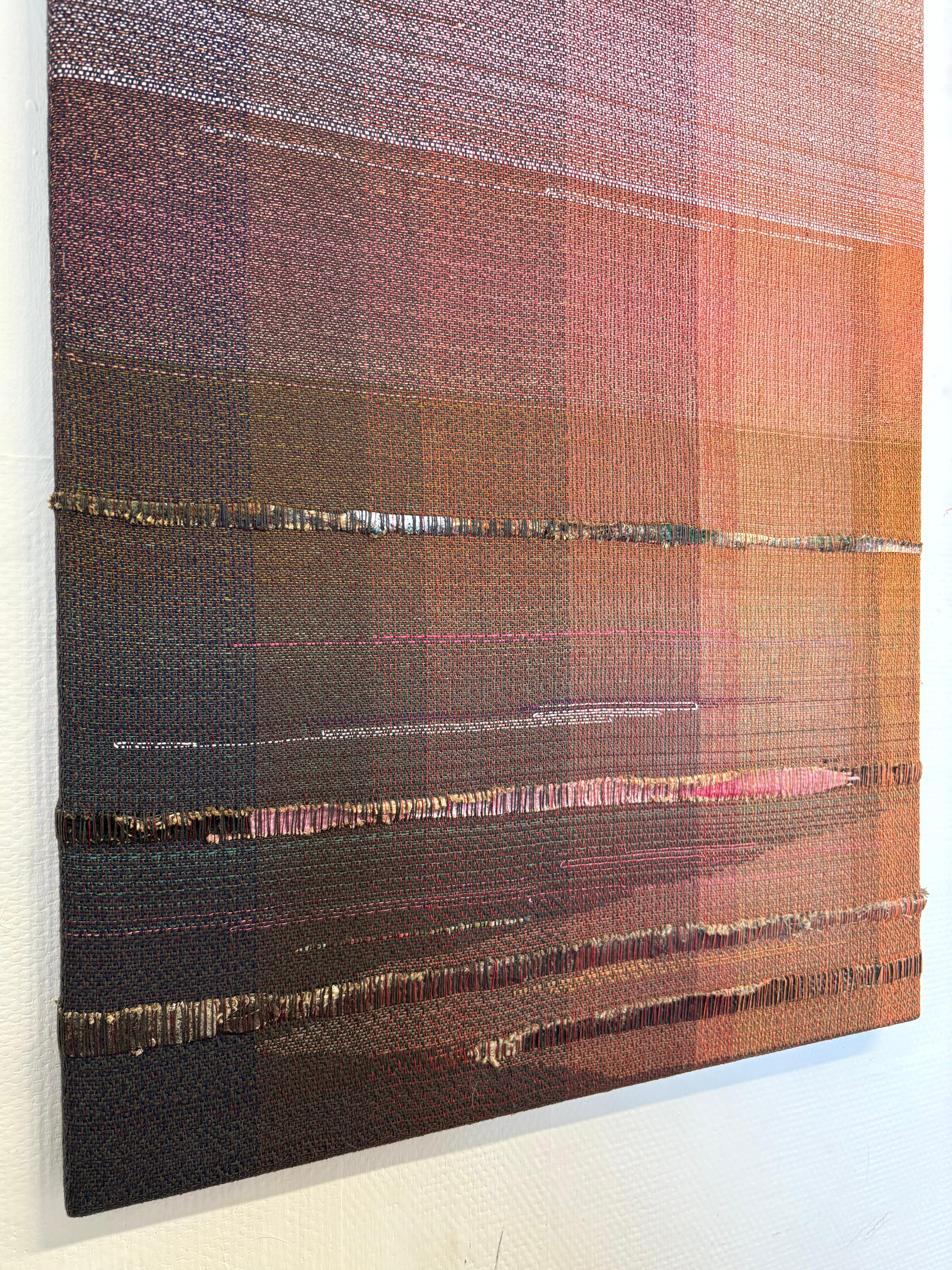 The Roots - Contemporary Woven and Painted Abstract Artwork For Sale 2
