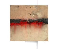THE WAY 2 - Mixed Media Painting On Jute Canvas,  Abstract Artwork, Large Format