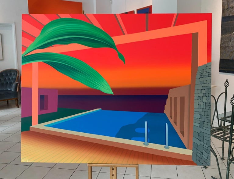marta-rynkiewicz-an-evening-acrylic-painting-pop-art-vibrant