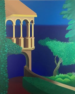Am Ziel - Zeitgenössische Acrylmalerei, Lebendige Farben, Landschaft