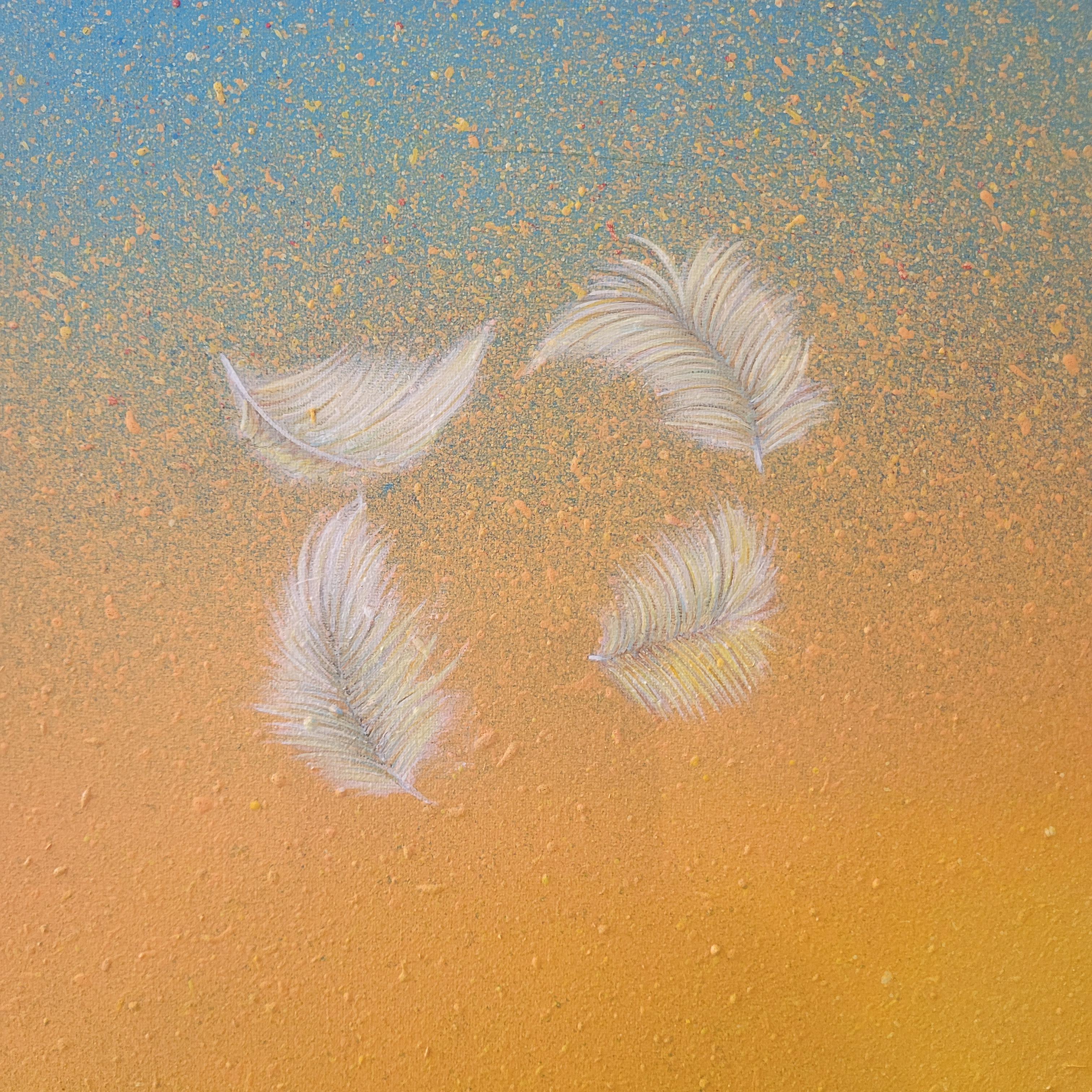 Icarus - Acrylic painting Pop art Vibrant colors Polish artist For Sale 8
