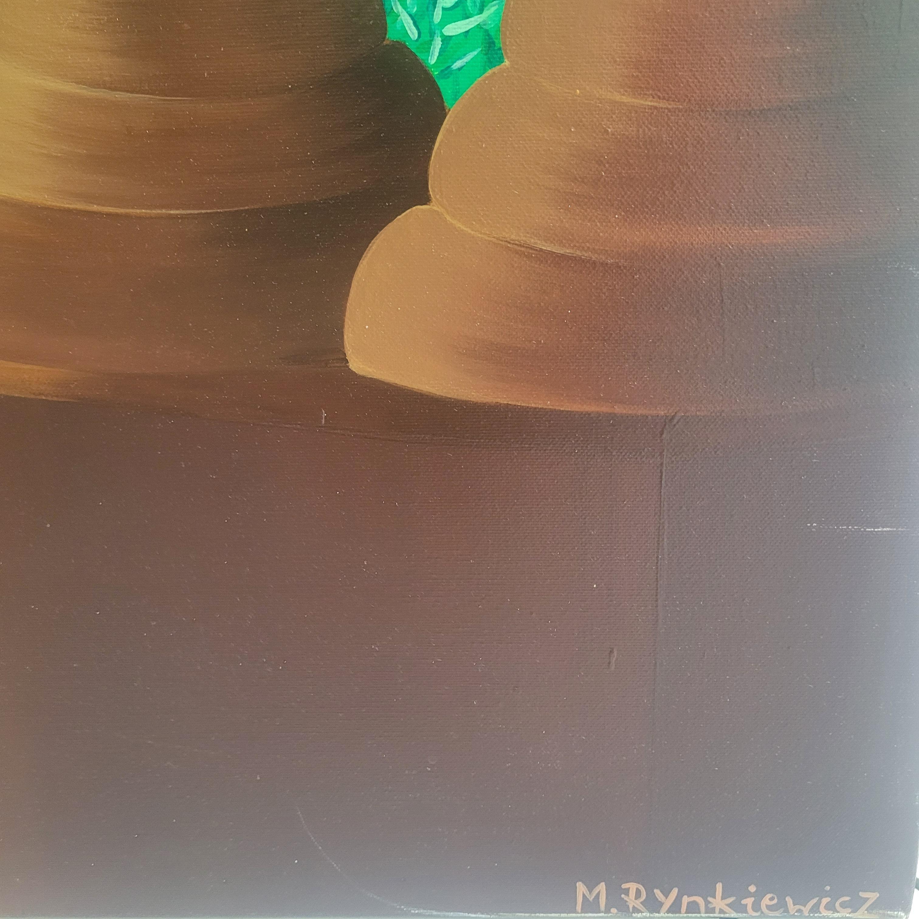 Les gardiens - Peinture acrylique, Pop art, couleurs vives, artiste polonais en vente 3