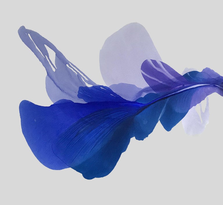 Marta Spendowska The Blue Bell Large Contemporary Floral Inspired Acrylic Painting For Sale At 1stdibs Princess blue bell is a sky blue bell. 1stdibs