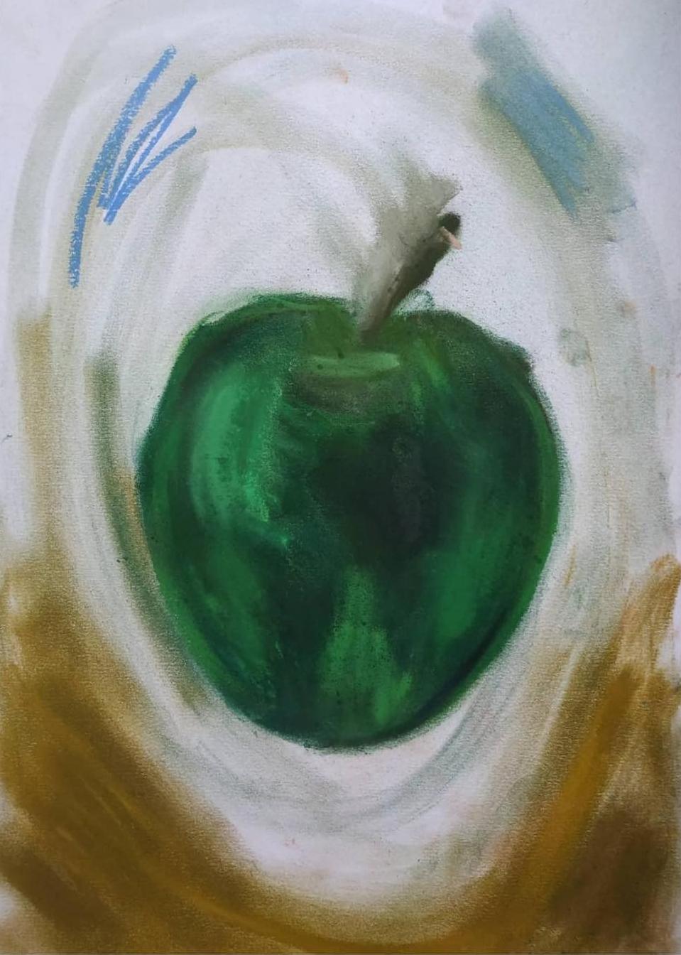 dry pastel on paper

Marta Uszakow is a Polish artist born in 1995 who lives and works in Sosnowiec, Poland. She was enrolled at the Academy of Fine Arts in Katowice in 2017. Five years later, she completed a main degree in painting and an