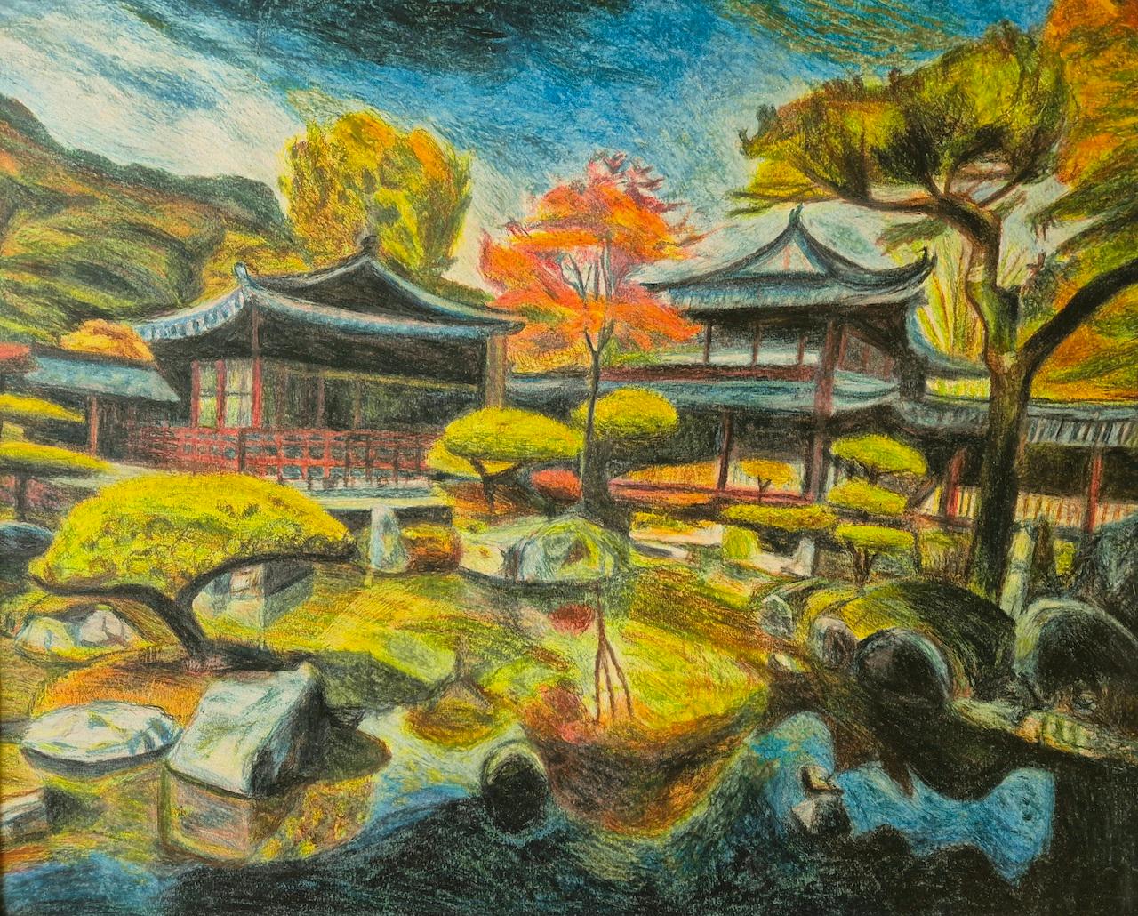 coloured pencil on paper

Marta Uszakow is a Polish artist born in 1995 who lives and works in Sosnowiec, Poland. She was enrolled at the Academy of Fine Arts in Katowice in 2017. Five years later, she completed a main degree in painting and an