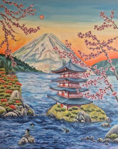 Art contemporain polonais de Marta Uszakow - Le mont Fuji et les trois KAP