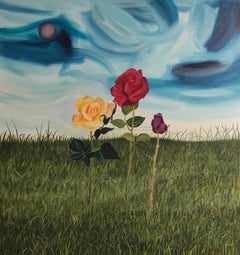 Polnische Zeitgenössische Kunst von Marta Uszakow - Nature's Meticulous Grasstrokes