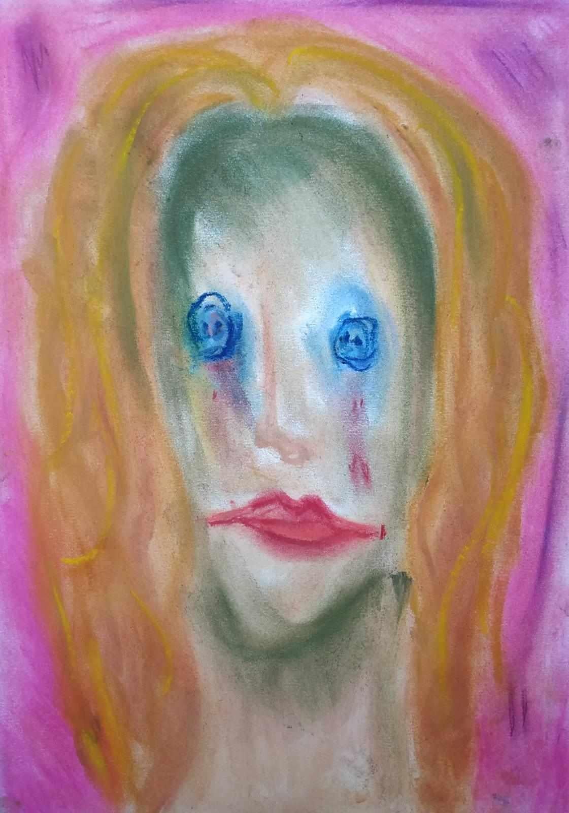 Polnische zeitgenössische Kunst von Marta Uszakow - Self-Portrait