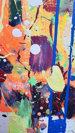 Peinture - Papillons, acrylique sur toile