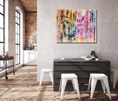 Mémoires, peinture, acrylique sur toile