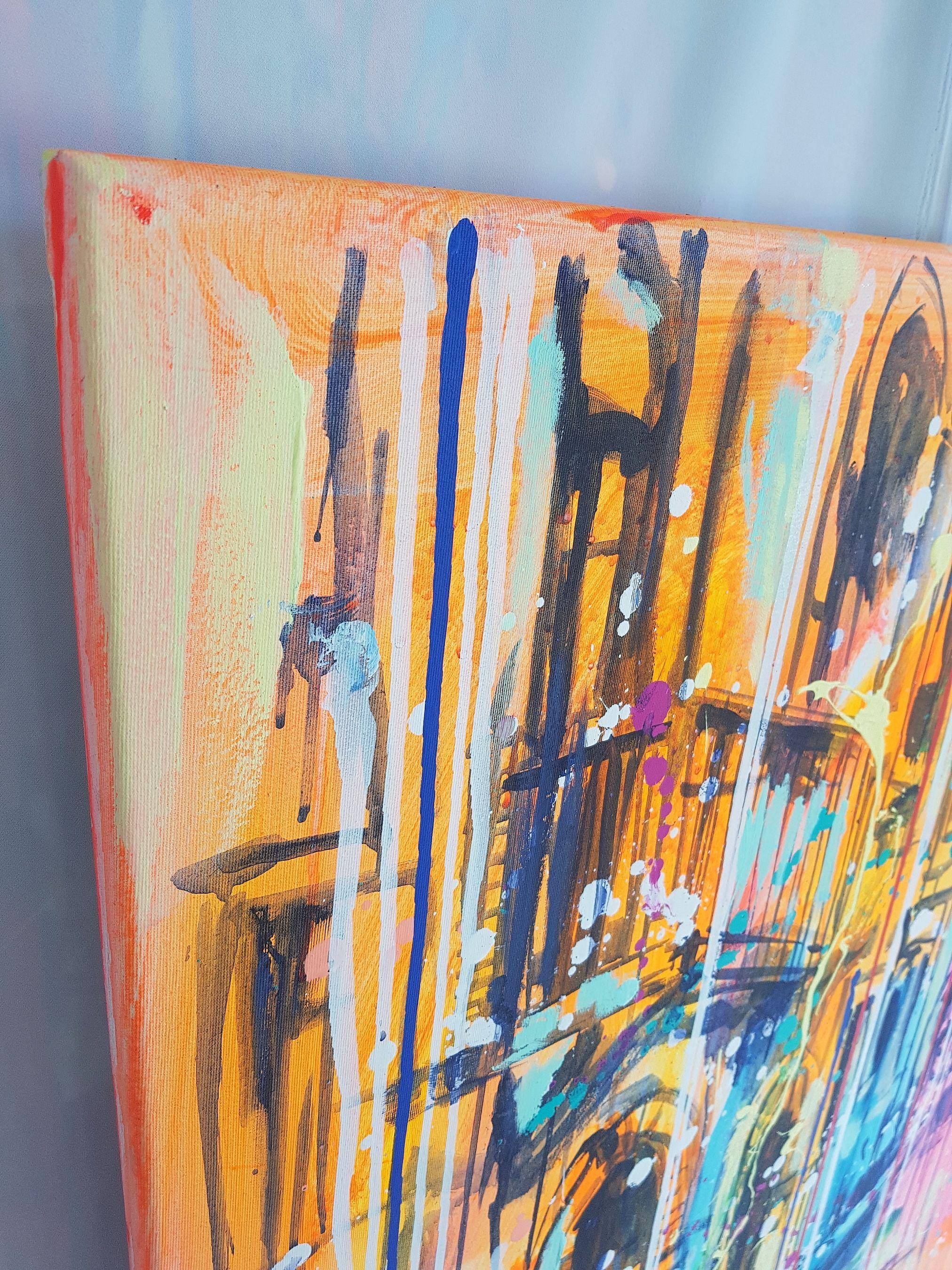 Quadro originale della serie CITY  ________________________________________________________________  Questa serie presenta dipinti ispirati ai miei viaggi, alle persone che ho incontrato, alle loro storie, ai suoni e ai colori, a tutto ciò che crea