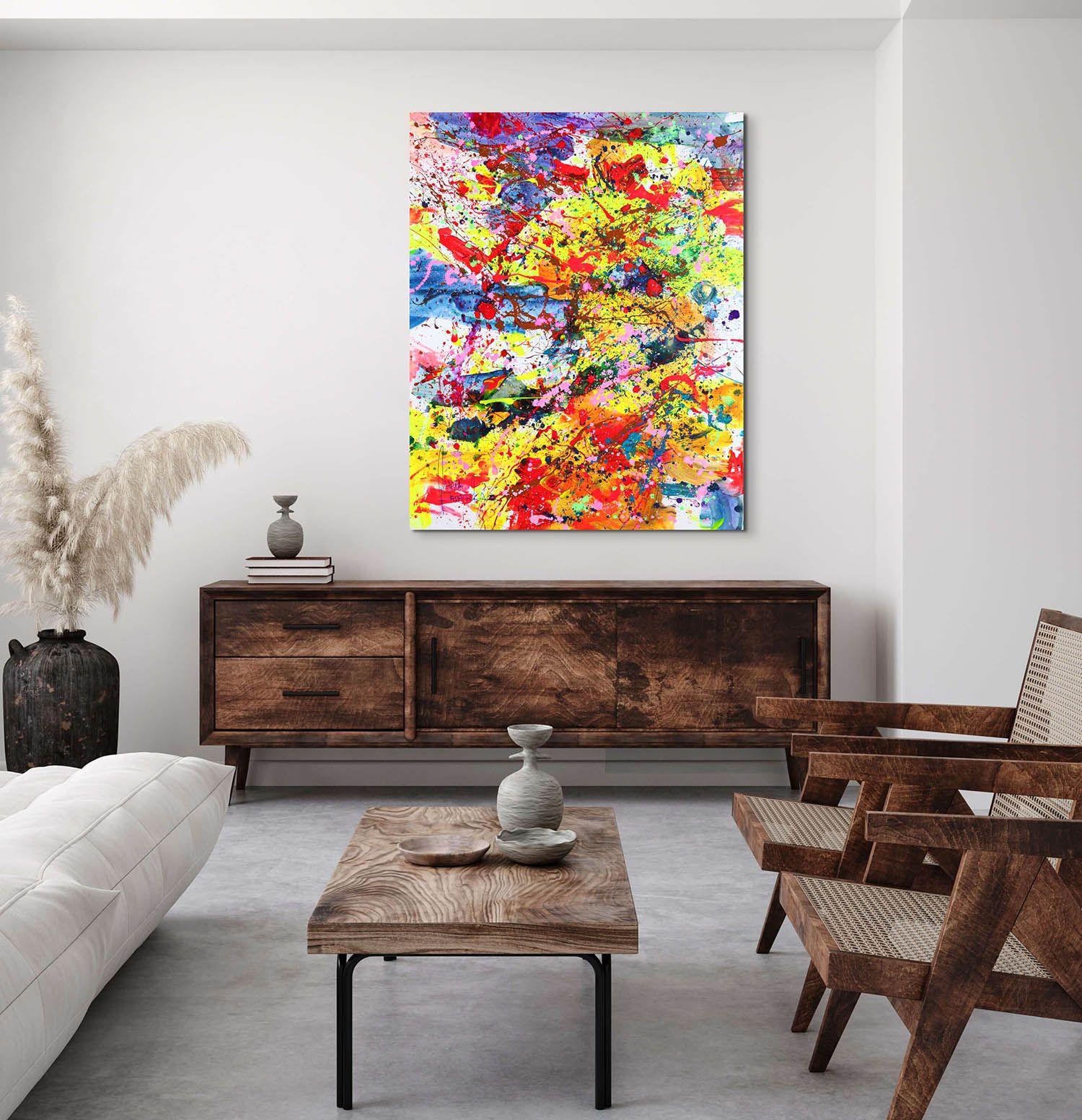 Sole, Pittura, Acrilico su tela - Painting Astratto di Marta Zawadzka