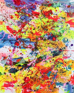 Sun, Painting, Acrylic on Canvas
