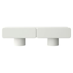 Marte-2 Pure White satin finish