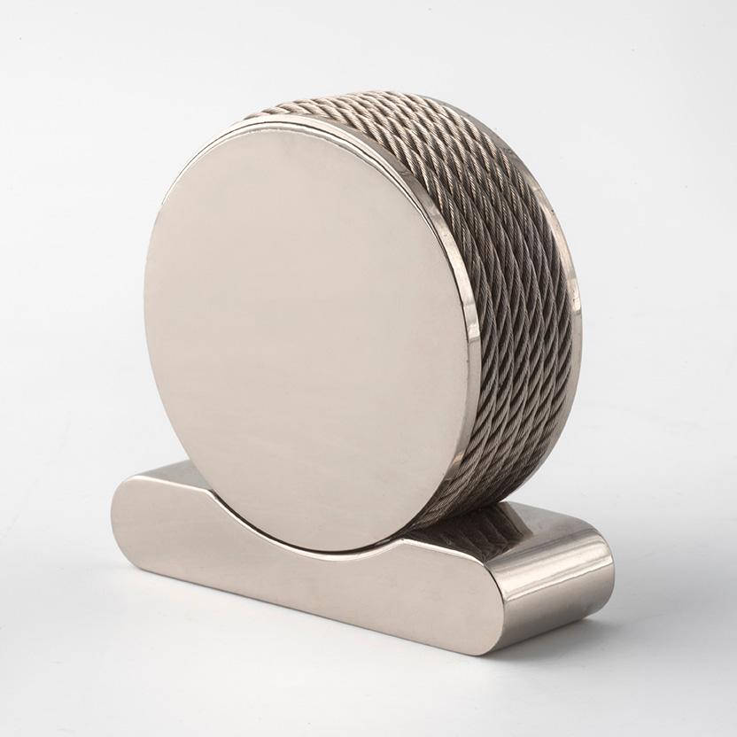 Fatto a mano MARTE OROLOGO DA TAVOLO design moderno e decori che richiamano il mondo nautico in vendita