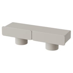 Marte2, Low Sideboard with Two Drawers with Cylinder Legs by Ultramobili