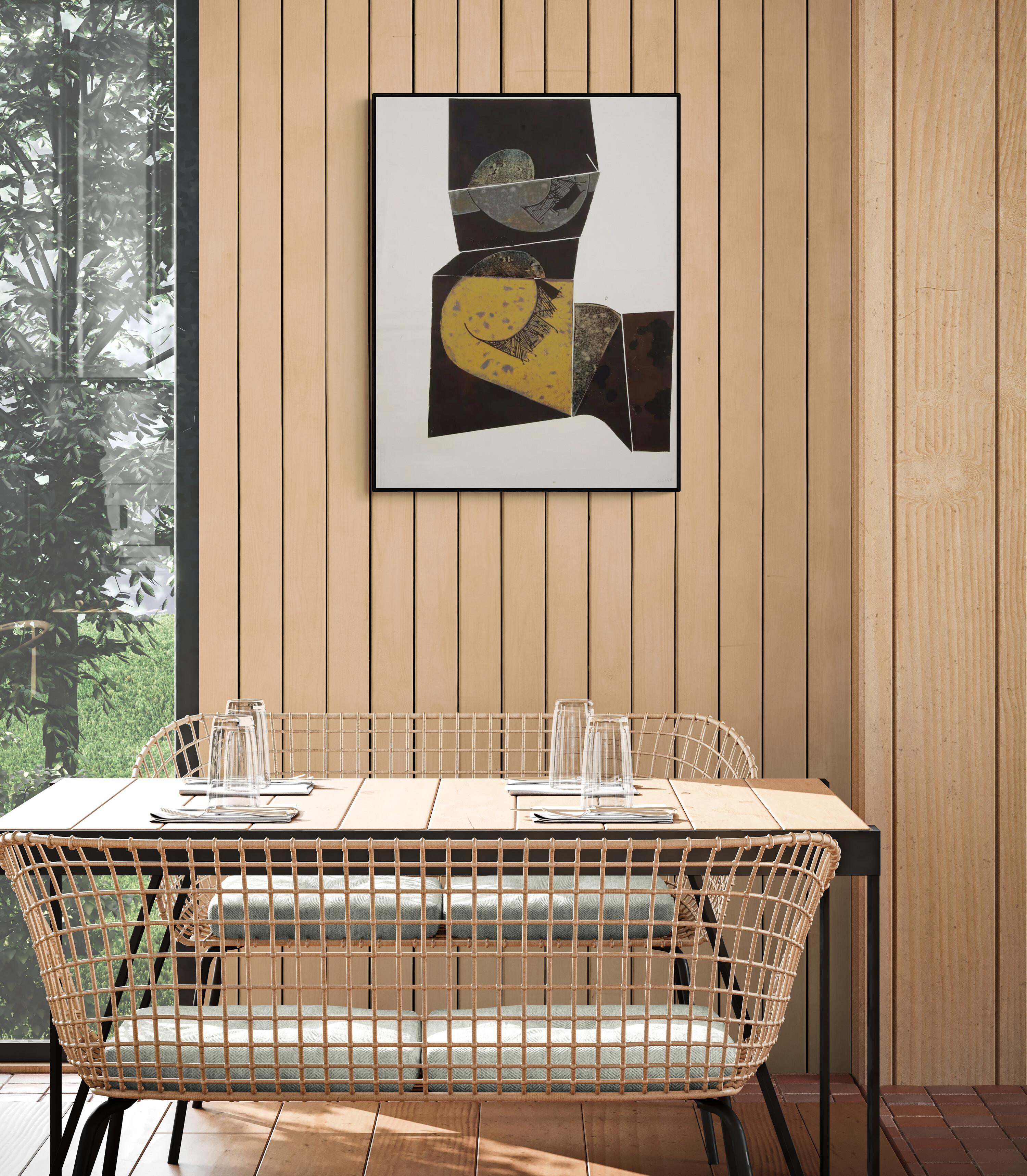 Martel Wiegand
Falter Notierung 1
Linoléum coupé
1996
39,37 x 26,77 pouces (100 x 68 cm)
Édition : Unique
Monogrammé et daté à la main
L'ACO a fourni

*Condit : Quelques plis le long des bords - plus particulièrement à droite ; peut très