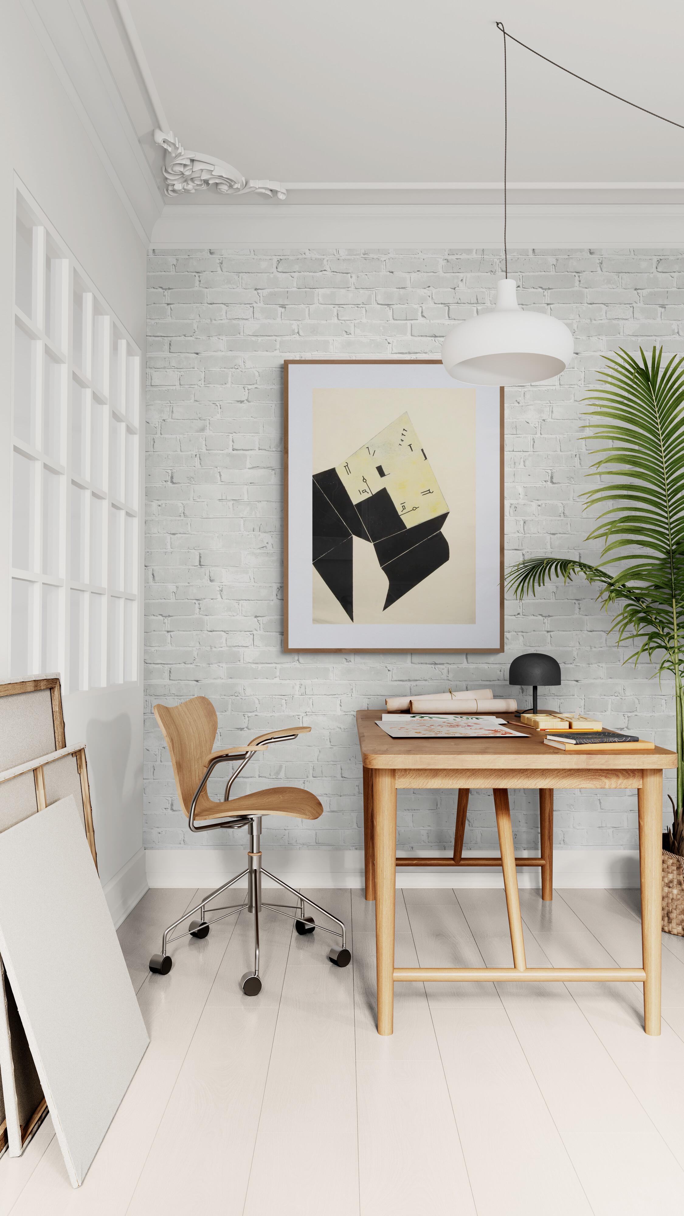 Falter Notierung 2 (Astratto, Moderno, Nero, Farfalla, ~42% OFF - NUOVE FOTO) - Print di Martel Wiegand