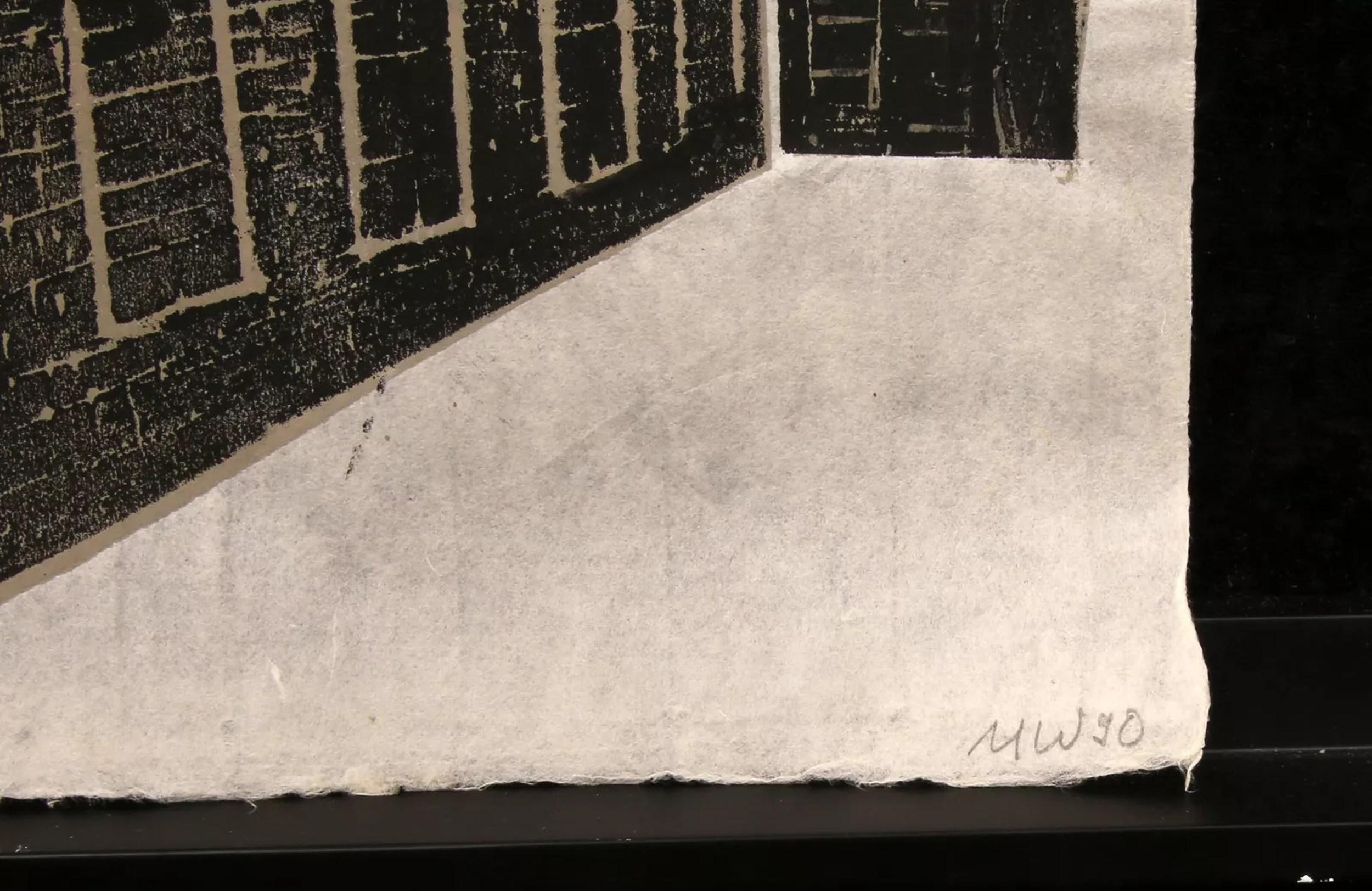 Untitled (Architectural Abstract, Modern, Beige, Brown, ~33% OFF - LIMITED TIME) For Sale 3