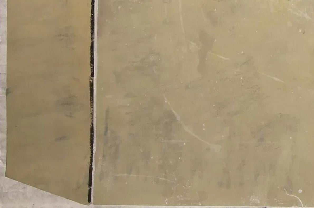 Untitled (Architectural Abstract, Modern, Beige, Brown, ~33% OFF - LIMITED TIME) For Sale 5