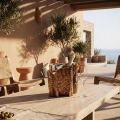 Martellato - Raffreddatore per champagne artigianale in ottone invecchiato