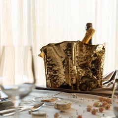Martellato – Luxury Champagne Cooler, Brass, Handcrafted