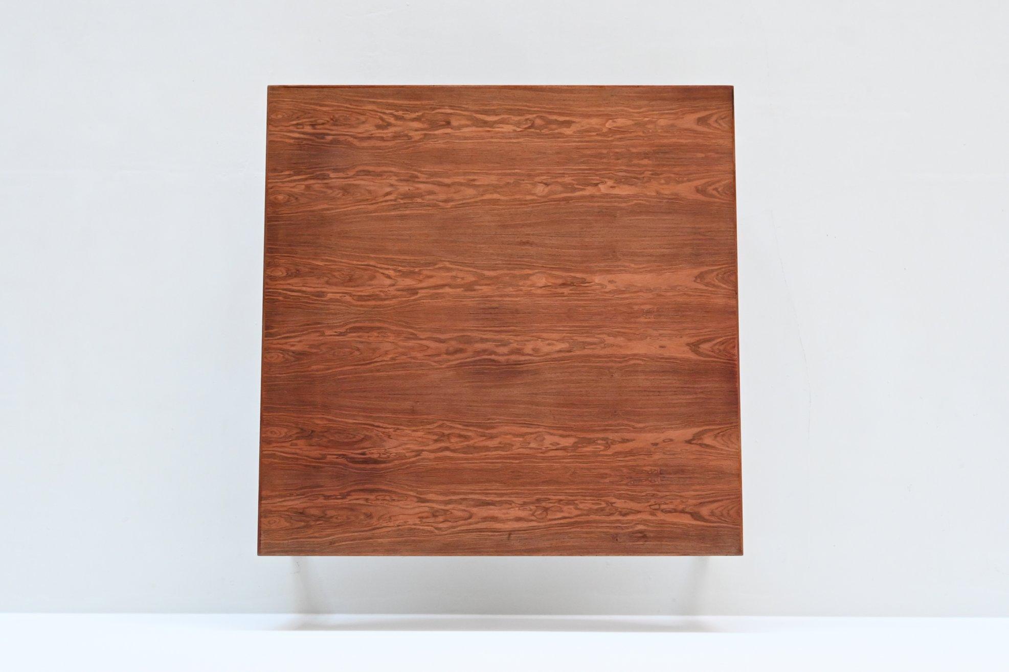Marten Franckena coffee table rosewood Fristho The Netherlands 1960 For Sale 8