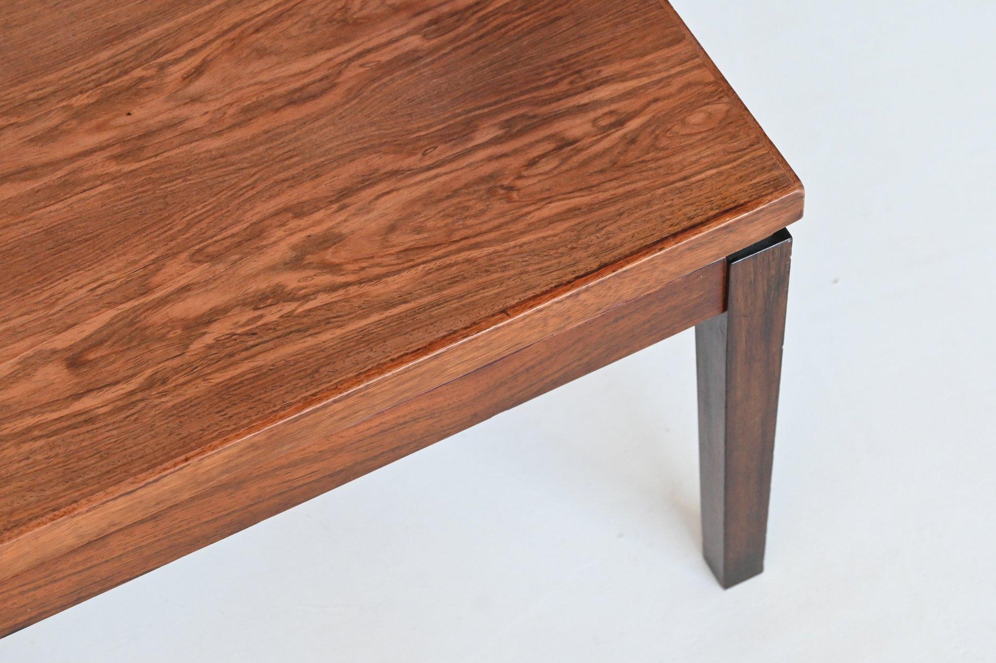 Mid-20th Century Marten Franckena coffee table rosewood Fristho The Netherlands 1960 For Sale