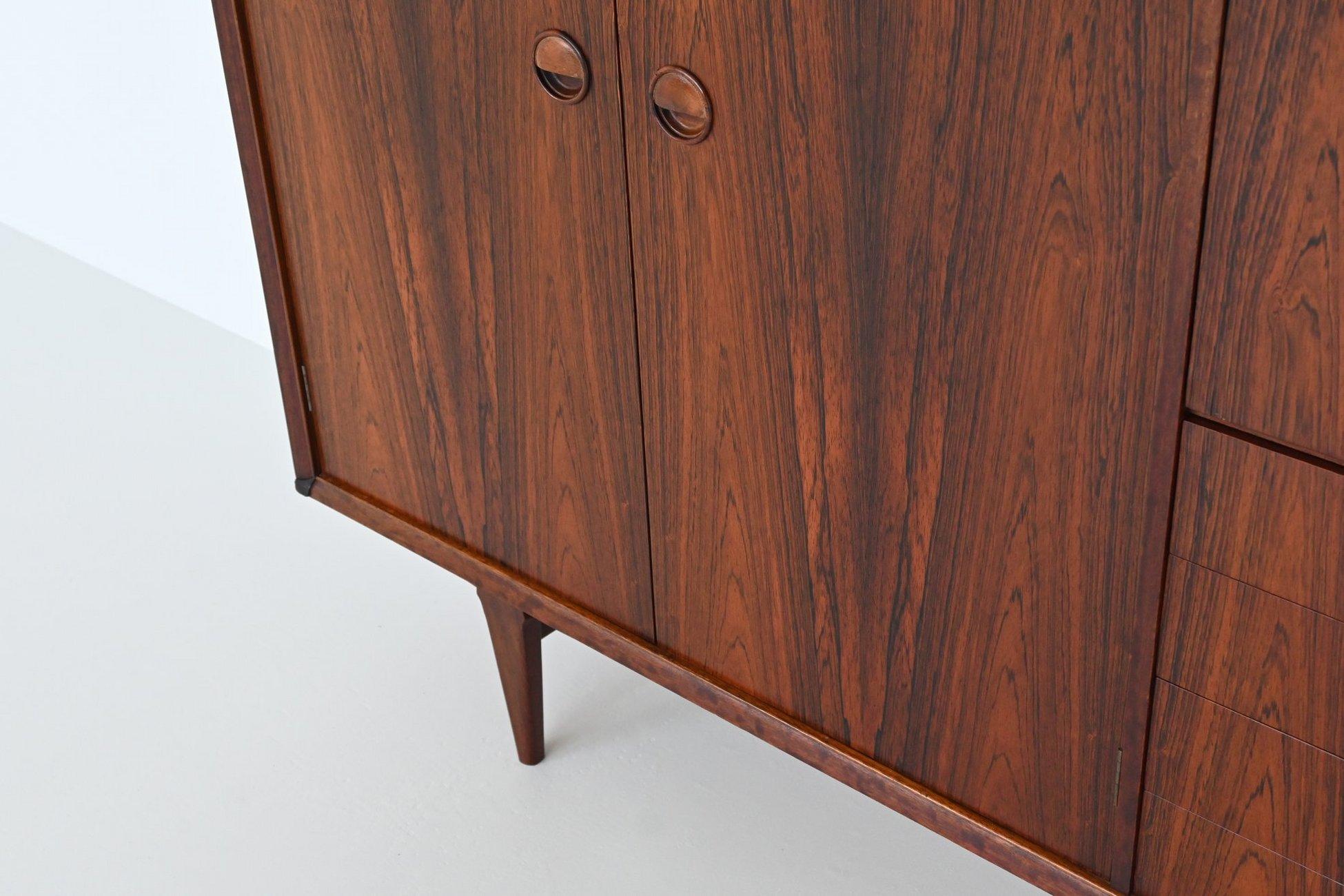 Marten Franckena PSR-130 highboard in rosewood Fristho Netherlands 1962 3
