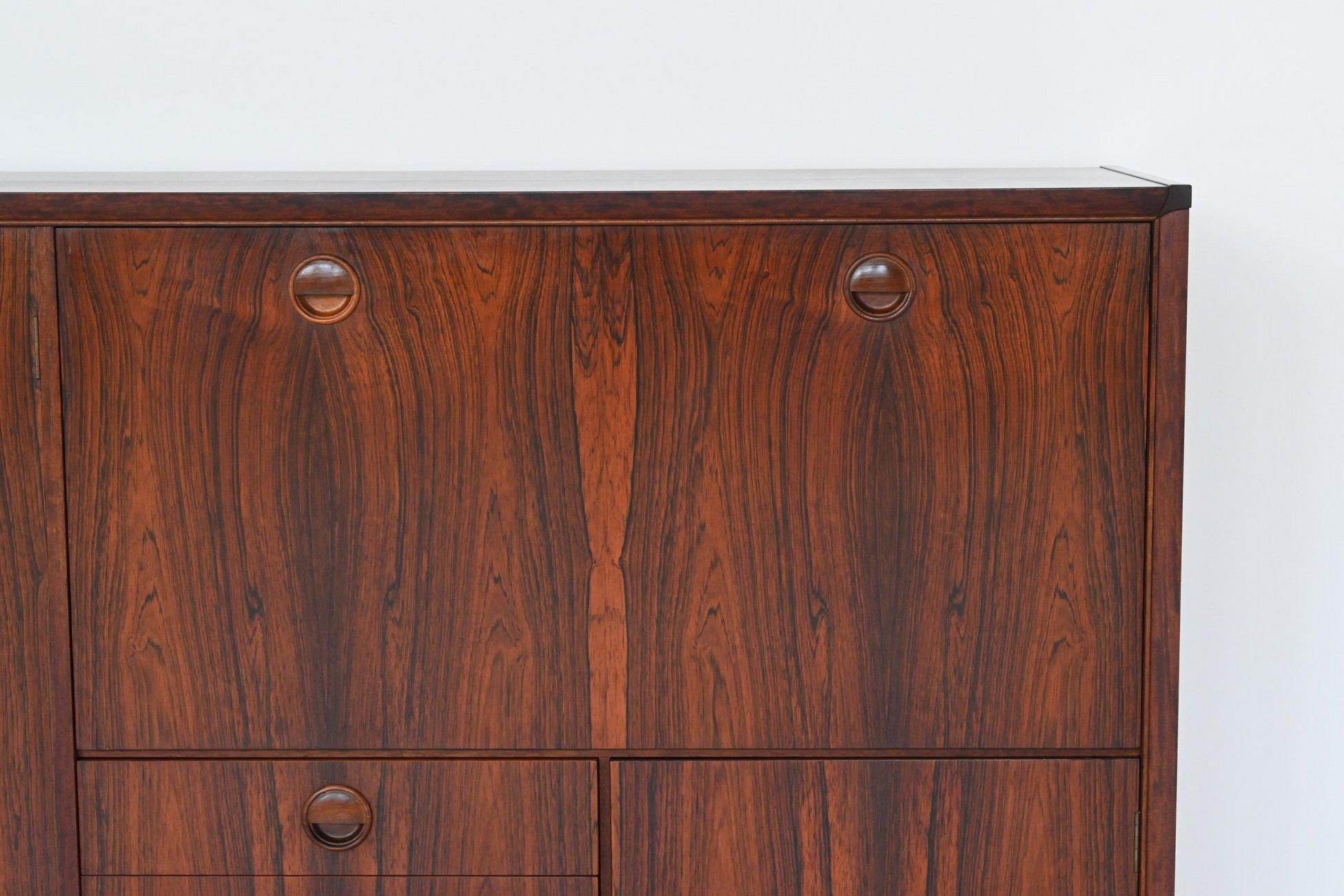 Marten Franckena PSR-130 highboard in rosewood Fristho Netherlands 1962 5