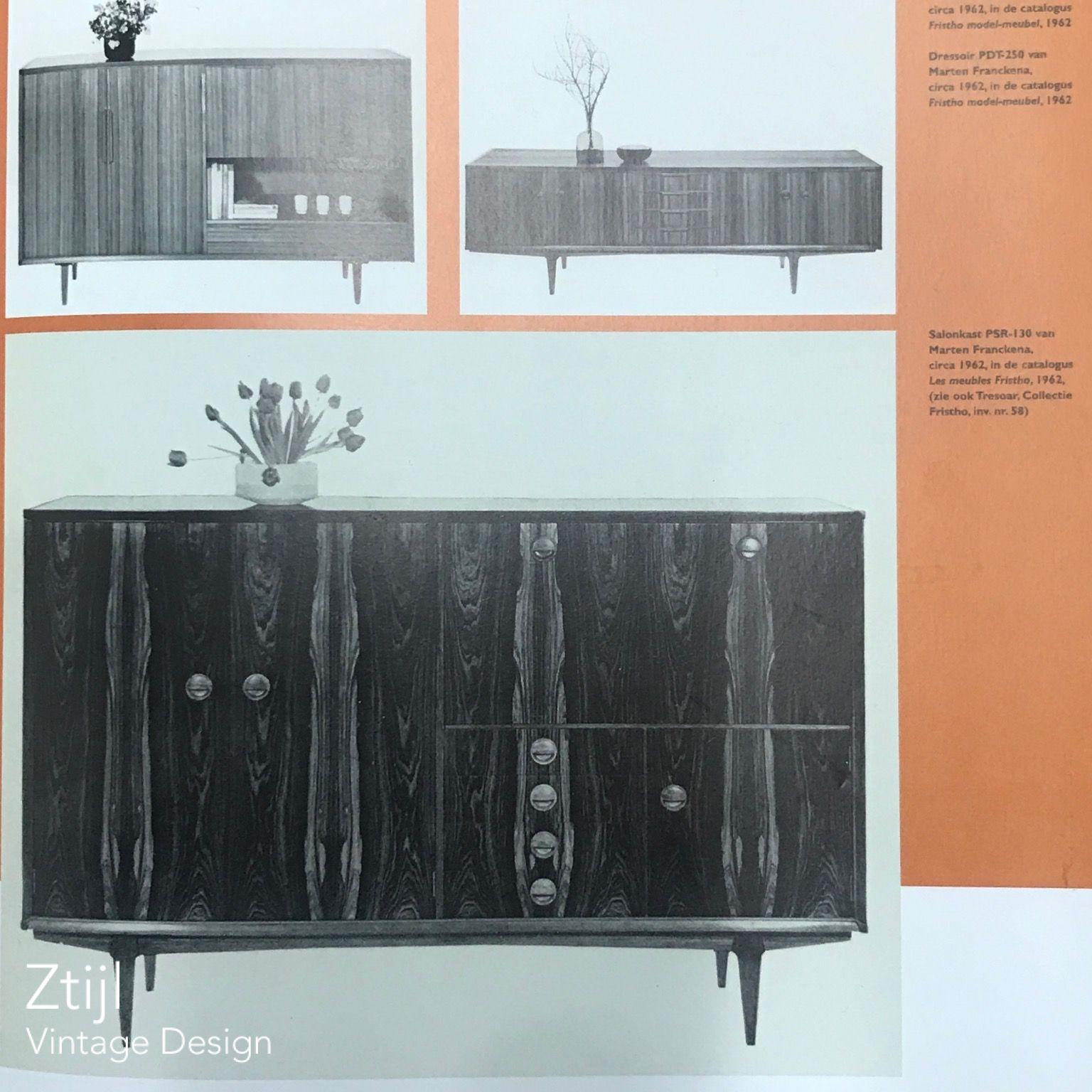 Marten Franckena PSR-130 highboard rosewood Fristho The Netherlands 1962 13