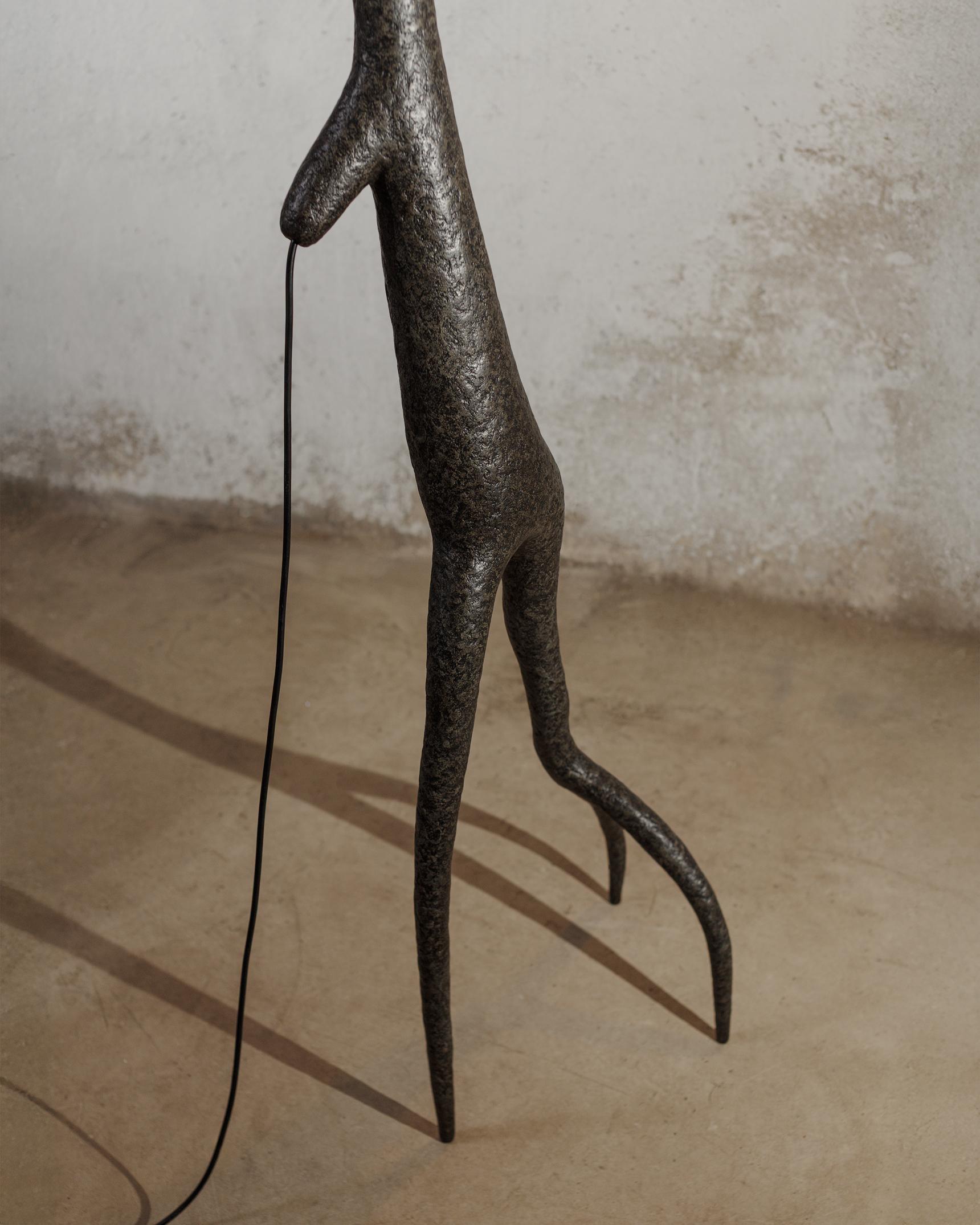 MARTESANA Contemporary Floor Lamp Black, Limited edition, Organic Bionic In New Condition For Sale In Milano, IT