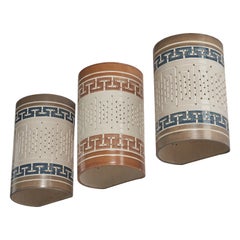 Martha and Beaumont Mood, Set Of Sconces, Ceramic, USA, 1970s