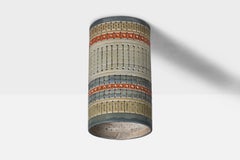 Martha & Beaumont Mood, Einbaubeleuchtung, Keramik, USA, 1970er Jahre