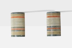 Martha & Beaumont Mood, Einbaubeleuchtung, Keramik, USA, 1970er Jahre