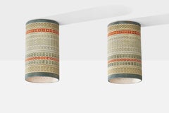 Martha & Beaumont Mood, Flush mounts, Ceramic, USA, 1970s