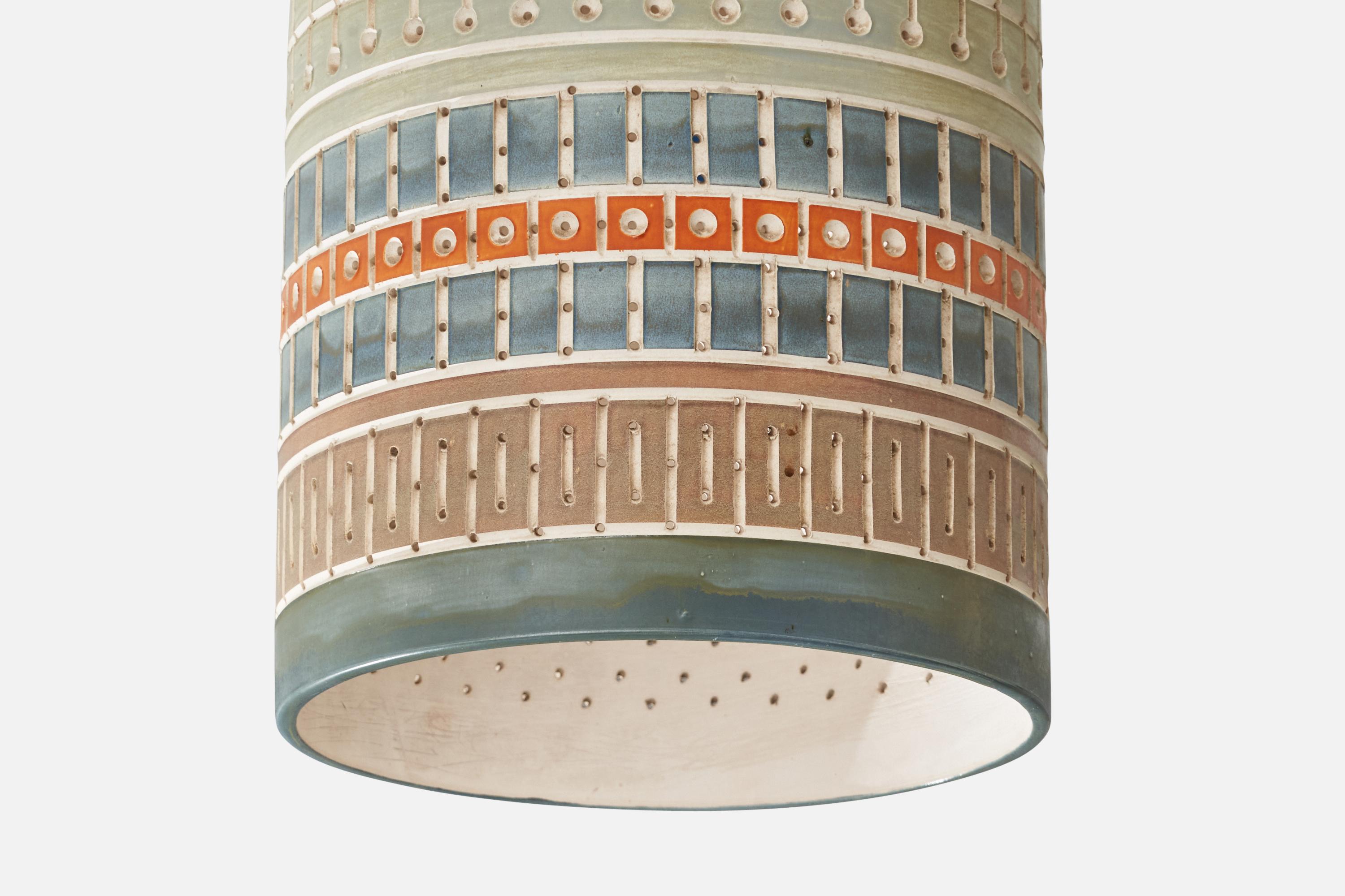 Martha & Beaumont Mood, Einbaubeleuchtung, Keramik, USA, 1970er Jahre im Angebot 1