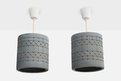 Martha & Beaumont Mood, Pendant Lights, Ceramic, USA, 1970s